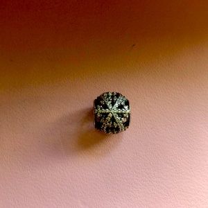 Pandora Spacer Charm- crystal snowflakes
